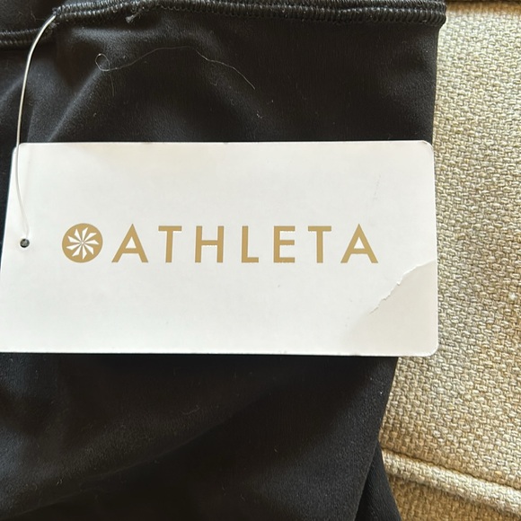 NEW Athleta Elation strait leg, black pants, size small - Picture 6 of 7
